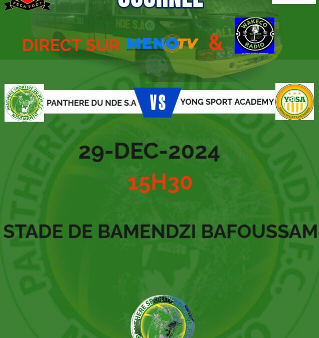 CAMEROUN : MTN ÉLITE ONE 5ÈME JOURNÉE.