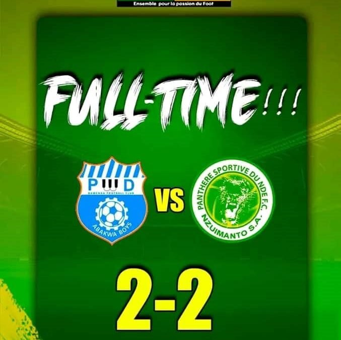 MTN Élite One : PWD et Panthère se neutralisent dans un match spectaculaire à Bafoussam